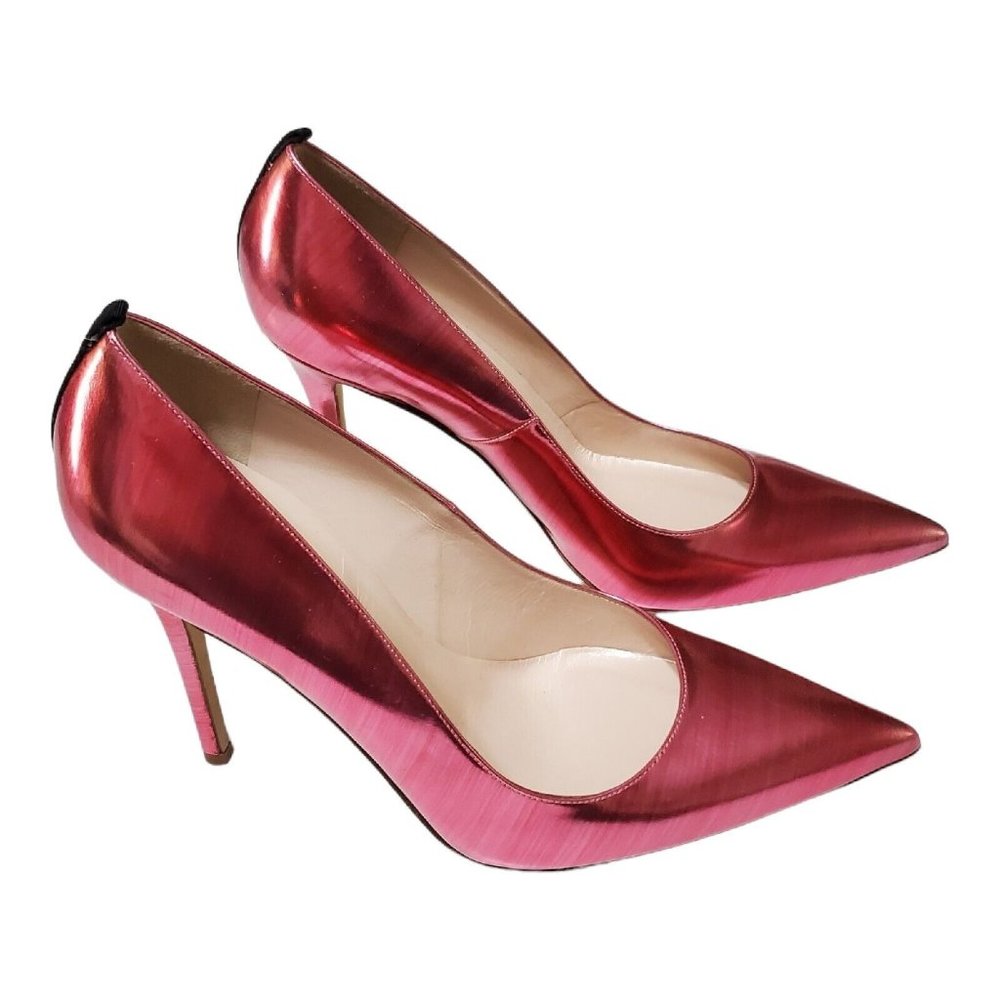 SJP by Sarah Jessica Parker Fawn Pumps 100mm Pink Metallic Women's 39 / 9 NWOB